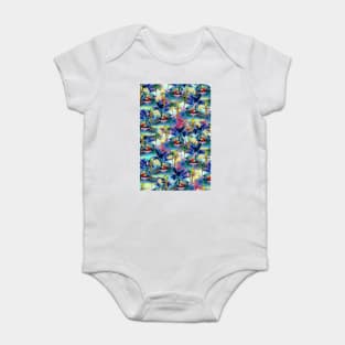 Tropical Blue Baby Bodysuit